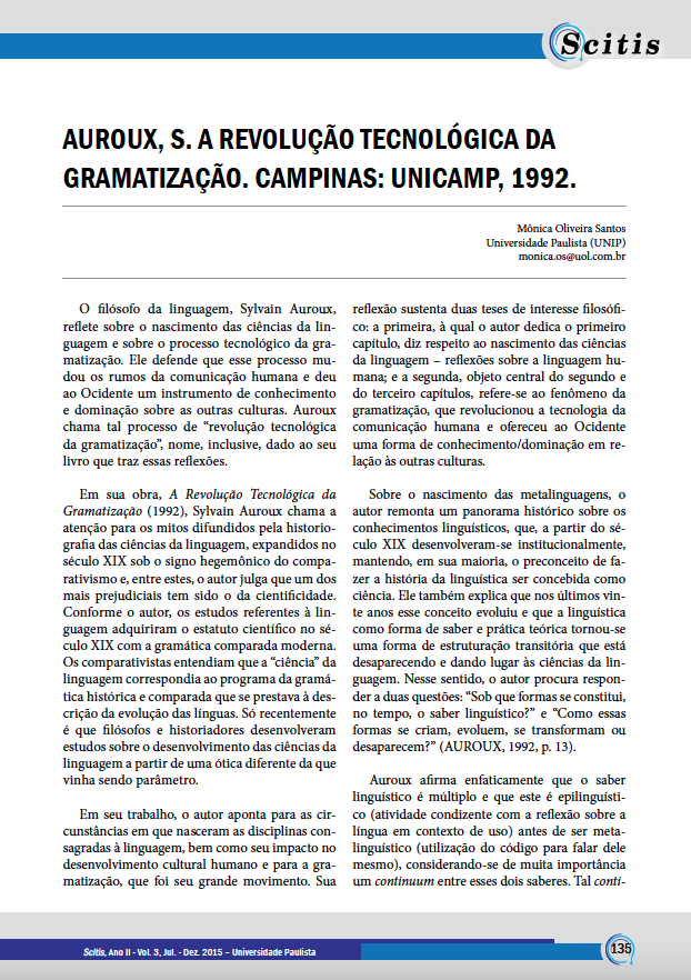 A importância do conhecimento  Autores, Revolução, Conhecimento